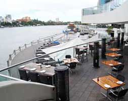 Riverside restaurant in Brisbane